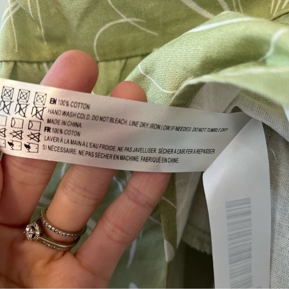 En Saison Idrissy Abstract Floral Print Tiered Cotton Minidress - Picture 4 of 6